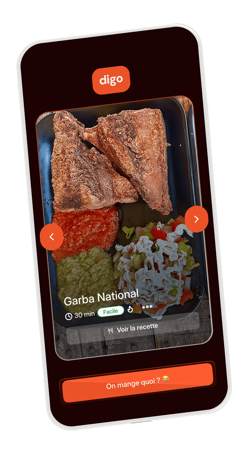 Aperçu application sur téléphone
